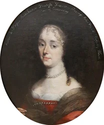 Porträt von Katarzyna Franciszka Denhoffowa geb. von Bessen (1635-1695)